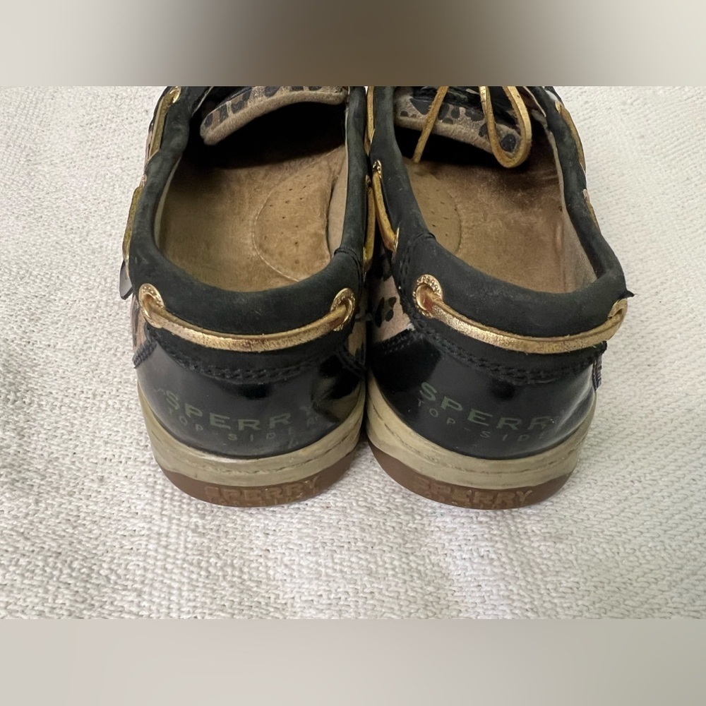 Sperry Women’s loafer black and animal print, 8.5 M - Picture 8 of 10